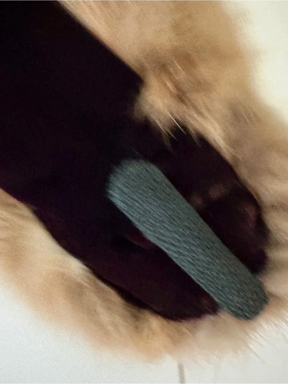 Classic Brown Mink Fur Collar - Luxurious Women’s Accessory